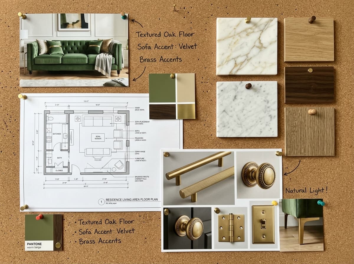 Interior Design Moodboard & BOQ Mapping
